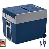 Mobicool W48 AC/DC - elektrische Kühlbox mit Rollen passend für eine komplette Getränkekiste/...